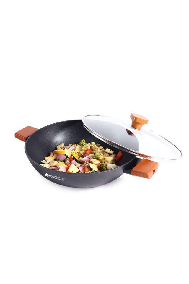 Caesar-Forged-24-cm-Kadhai+Lid