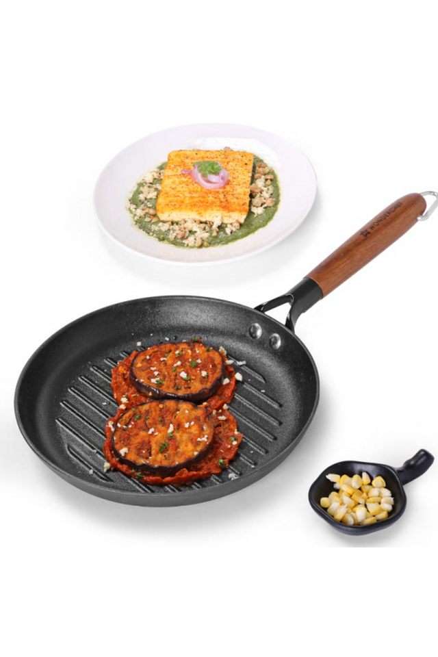 Ferro-Cast-Iron-Grill-Pan-Round-24-cm