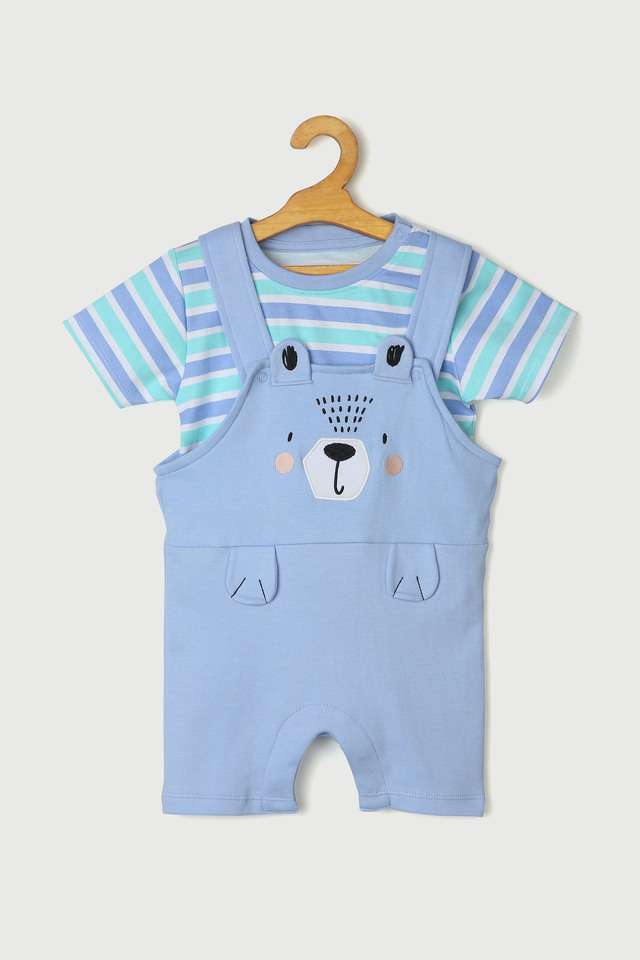Embroidered-Cotton-Regular-Fit-Infant-Boys-Dungarees-Set