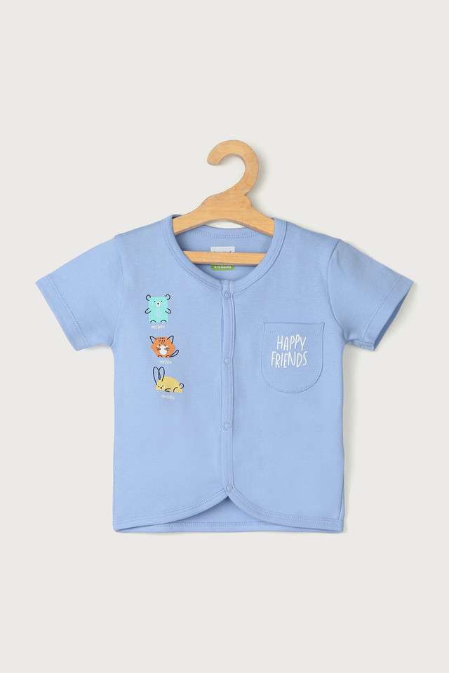 Printed-Cotton-Regular-Fit-Infant-Boys-Front-Open-Vest