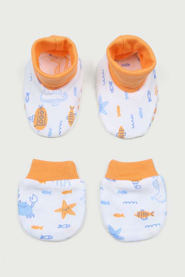 Printed-Cotton-Infant-Boys-Mittens