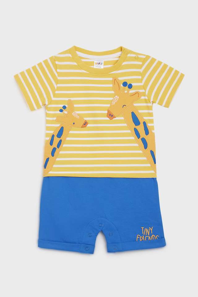 Embroidered-Cotton-Above-Knee-Infant-Boys-Rompers