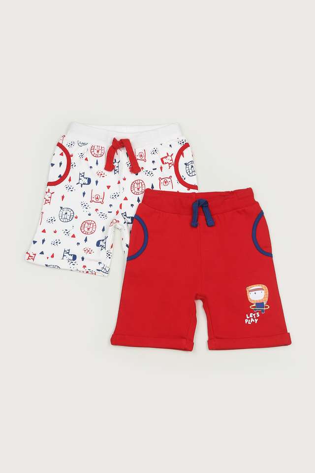 Printed-Cotton-Regular-Fit-Infant-Boys-Shorts