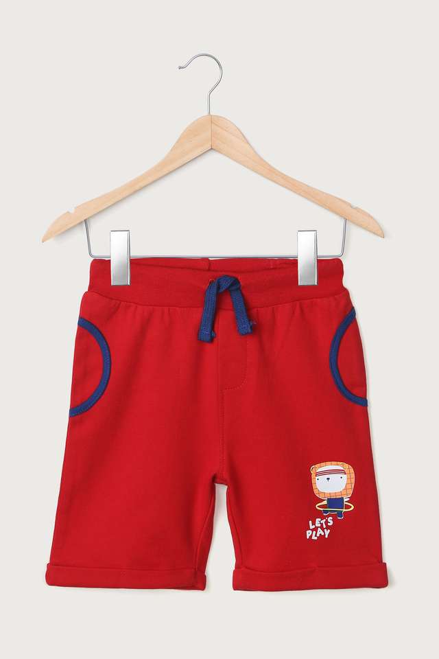 Printed-Cotton-Regular-Fit-Infant-Boys-Shorts