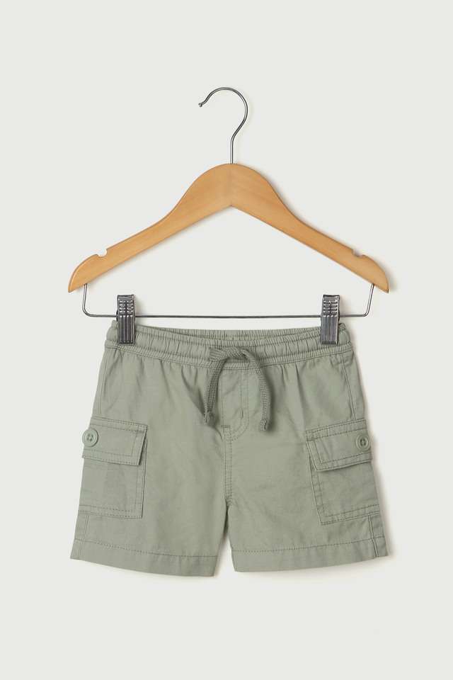 Solid-Cotton-Regular-Fit-Infant-Boys-Shorts