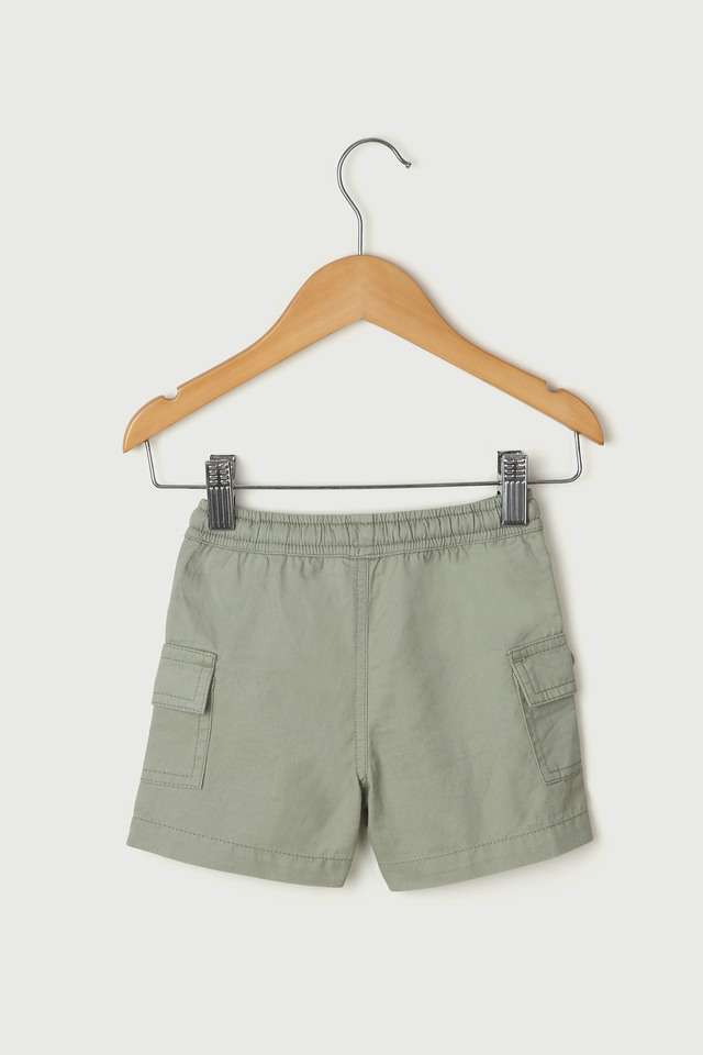 Solid-Cotton-Regular-Fit-Infant-Boys-Shorts