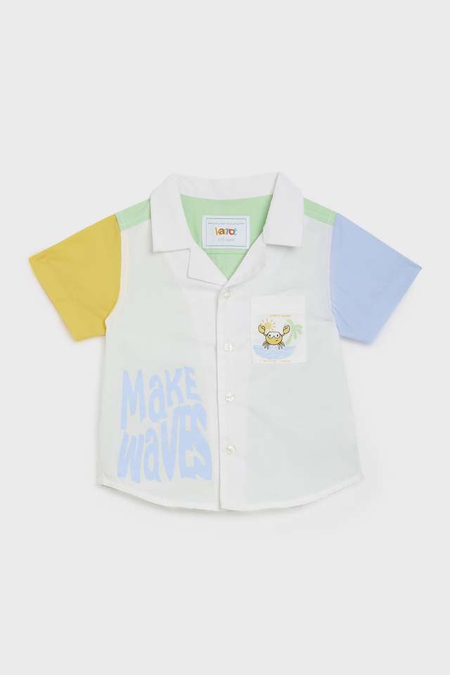 Printed-Cotton-Collared-Infants-Shirt