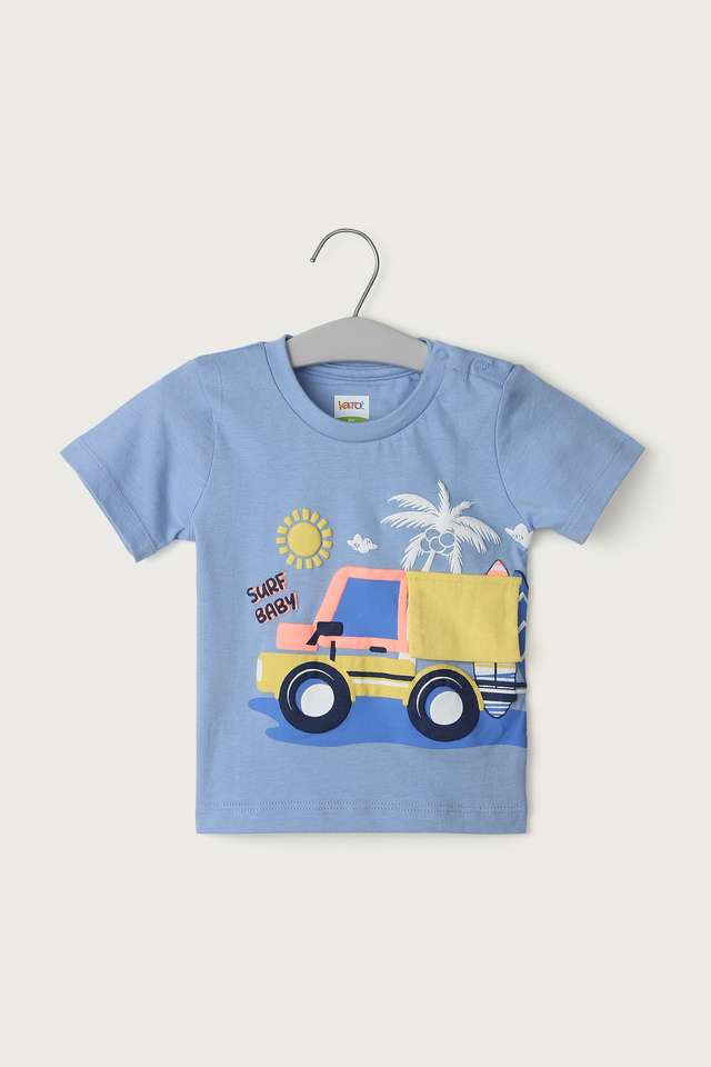 Graphic-Print-Cotton-Round-Neck-Infant-Boys-T-Shirt