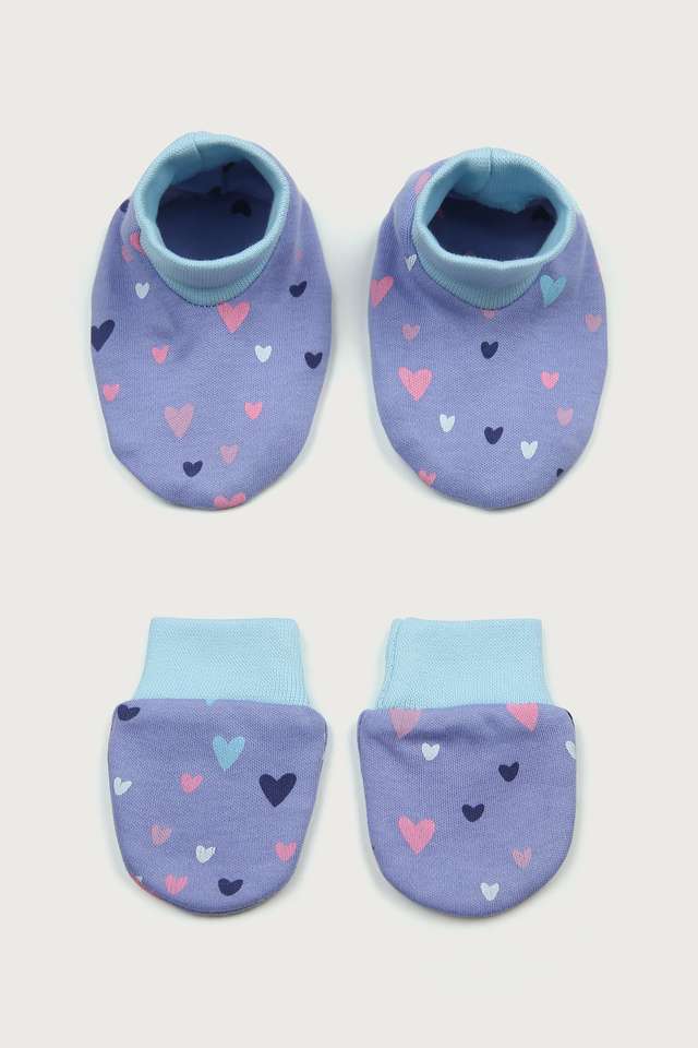 Printed-Cotton-Infant-Infant-Girls-Mittens