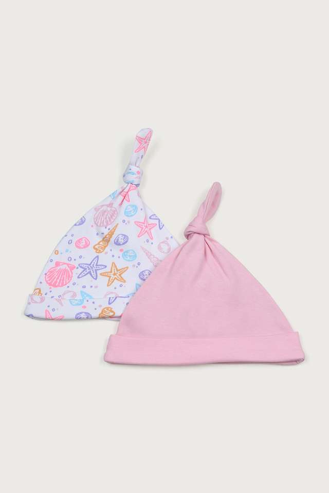 Printed-Cotton-Infant-Infant-Girls-Caps