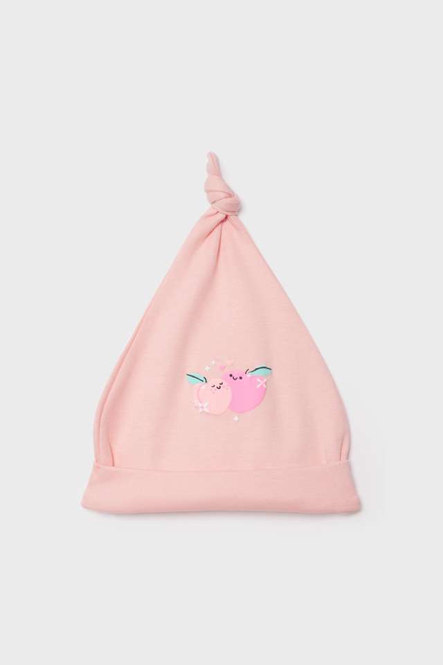 Printed-Cotton-Regular-Fit-Infant-Girls-Caps