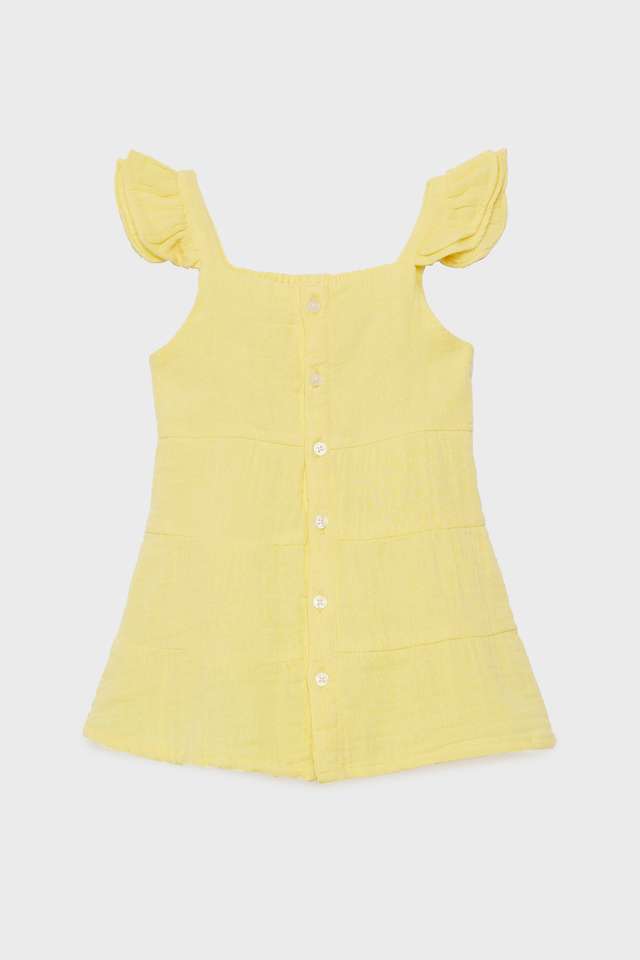 Solid-Cotton-Regular-Fit-Infant-Girls-Dress