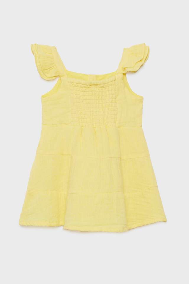 Solid-Cotton-Regular-Fit-Infant-Girls-Dress