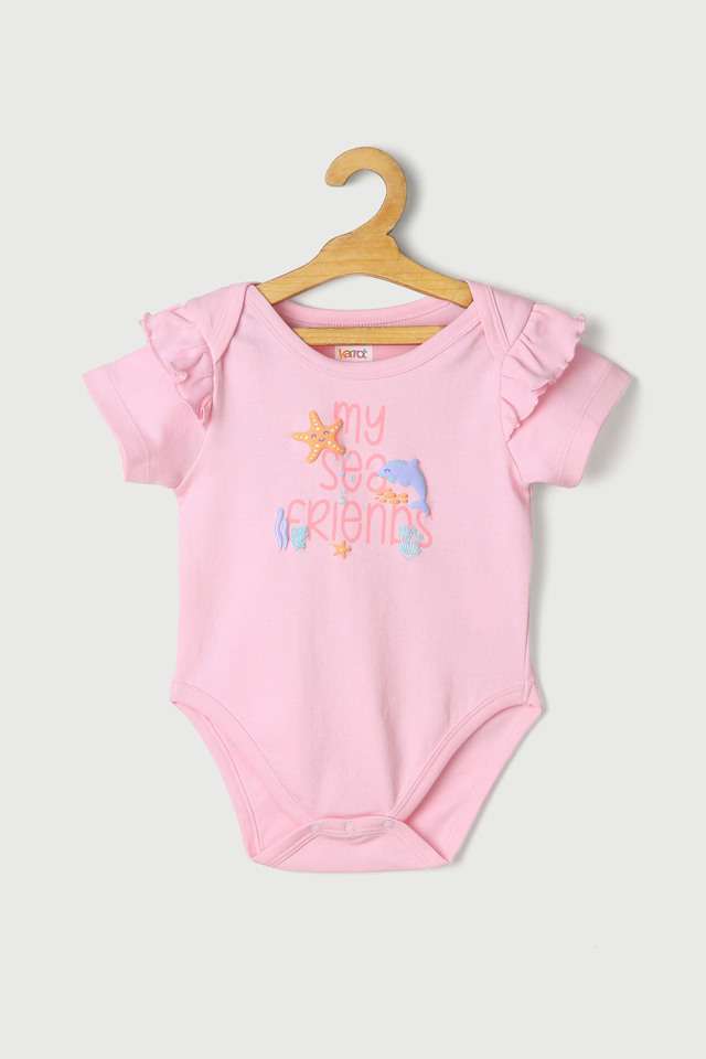 Printed-Cotton-Infant-Infant-Girls-Rompers