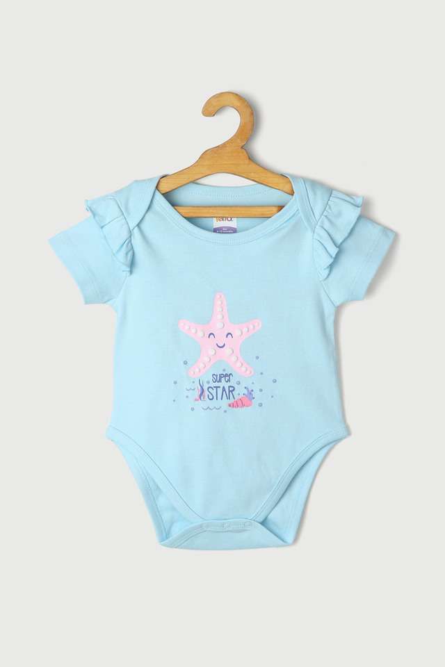 Printed-Cotton-Infant-Infant-Girls-Rompers