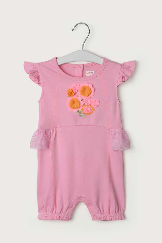 Embroidered-Cotton-Above-Knee-Infant-Infant-Girls-Rompers