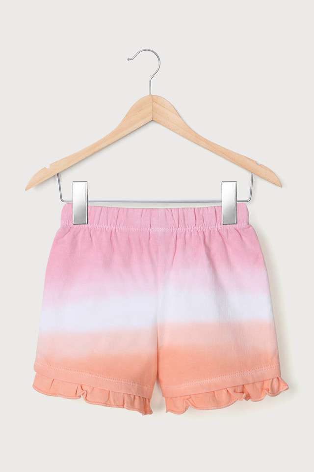 Tie-&-Dye-Cotton-Regular-Fit-Infant-Infant-Girls-Shorts