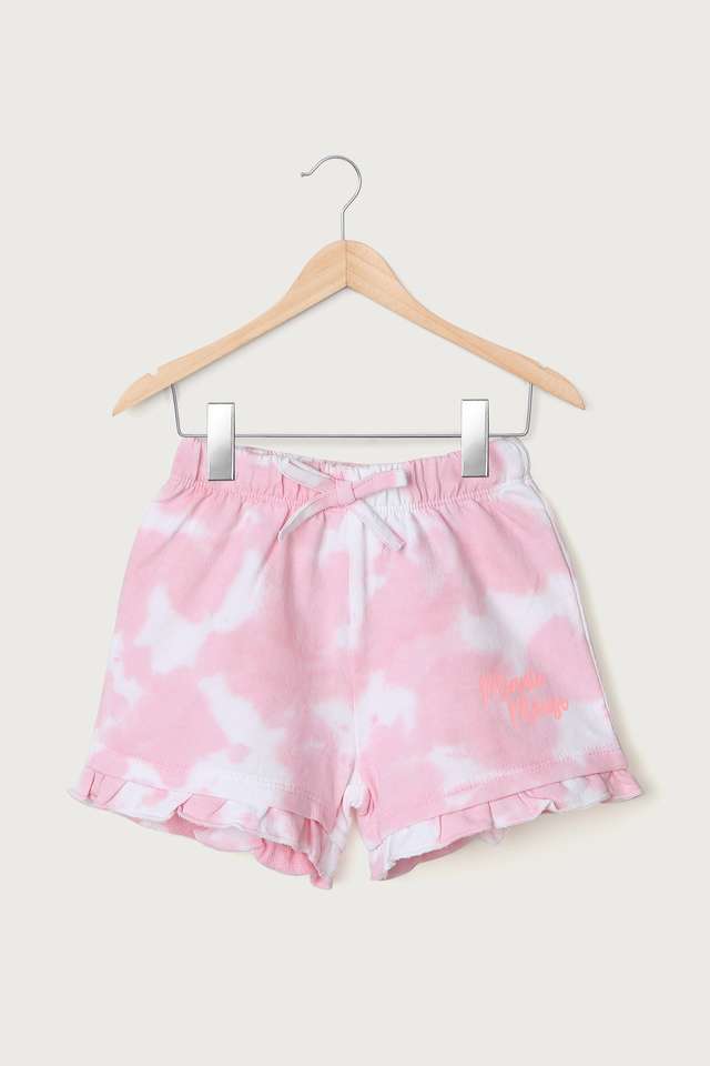 Tie-&-Dye-Cotton-Regular-Fit-Infant-Infant-Girls-Shorts