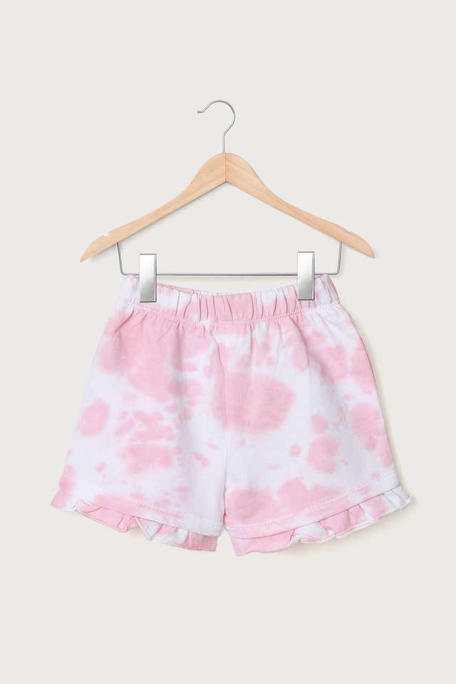 Tie-&-Dye-Cotton-Regular-Fit-Infant-Infant-Girls-Shorts