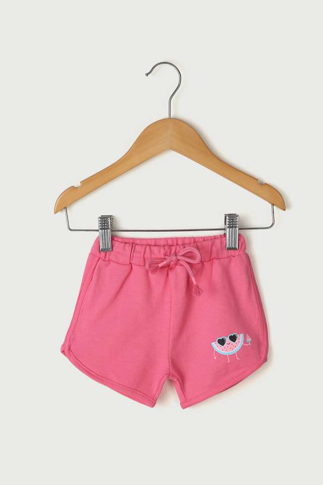Printed-Cotton-Regular-Fit-Infant-Girls-Shorts