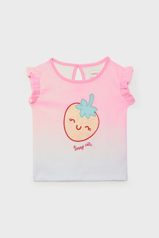 Printed-Jersey-Round-Neck-Infant-Girls-T-Shirt