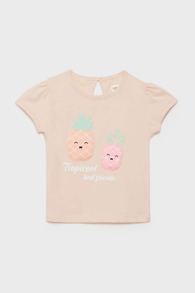 Graphic-Print-Jersey-Round-Neck-Infant-Girls-T-Shirt