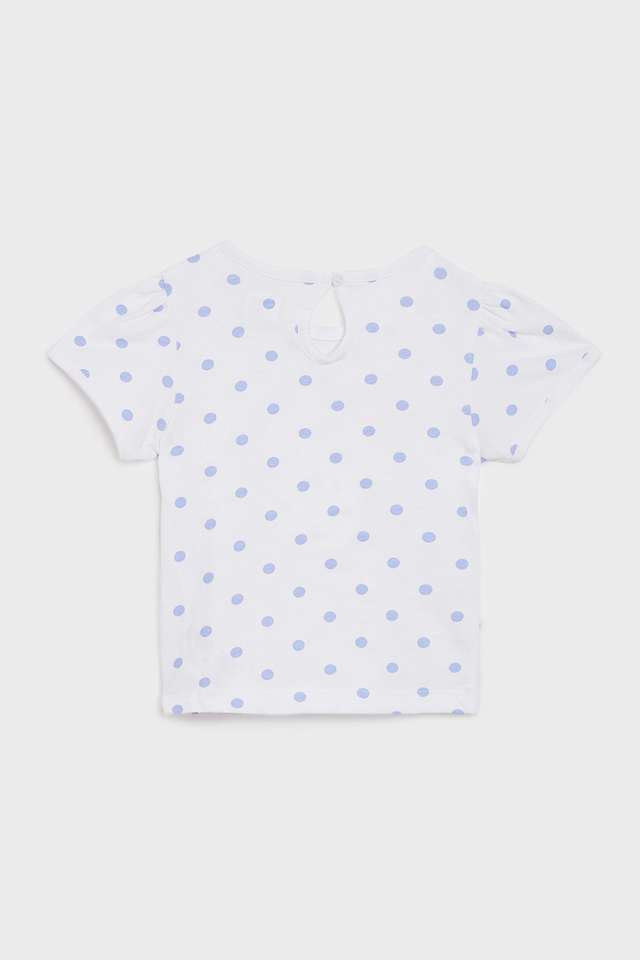 Printed-Cotton-Round-Neck-Infant-Infant-Girls-T-Shirt