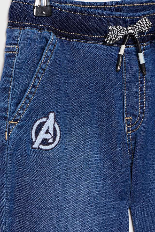 Solid-Blended-Fabric-Regular-Fit-Boys-Joggers