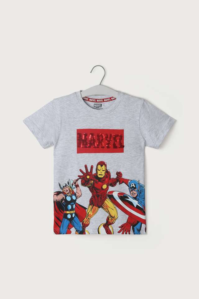 Solid-Cotton-Round-Neck-Boys-T-Shirt