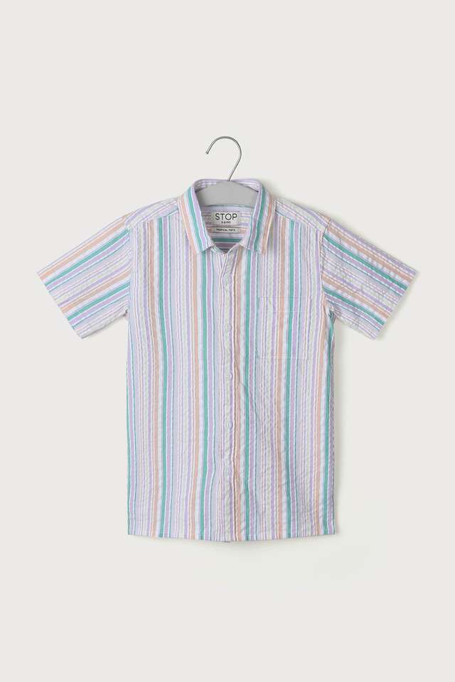 Stripes-Cotton-Collared-Boys-Shirt