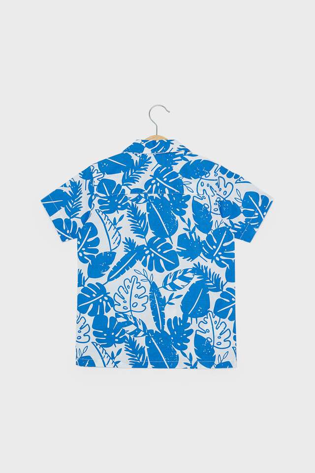 Printed-Cotton-Collared-Boys-Shirt