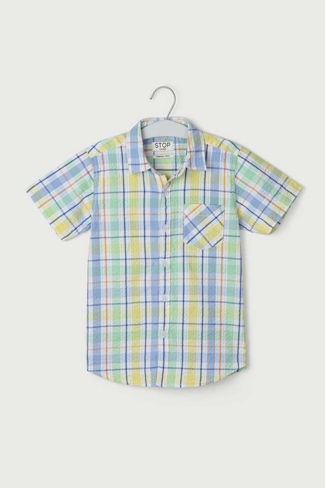 Checks-Cotton-Collared-Boys-Shirt