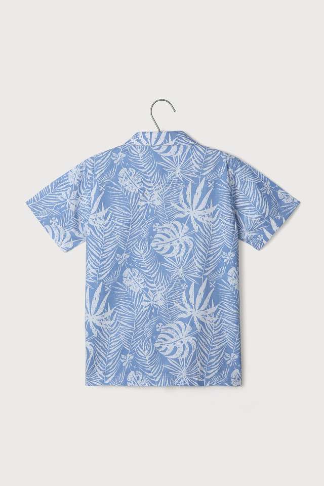 Printed-Cotton-Collared-Boys-Shirt