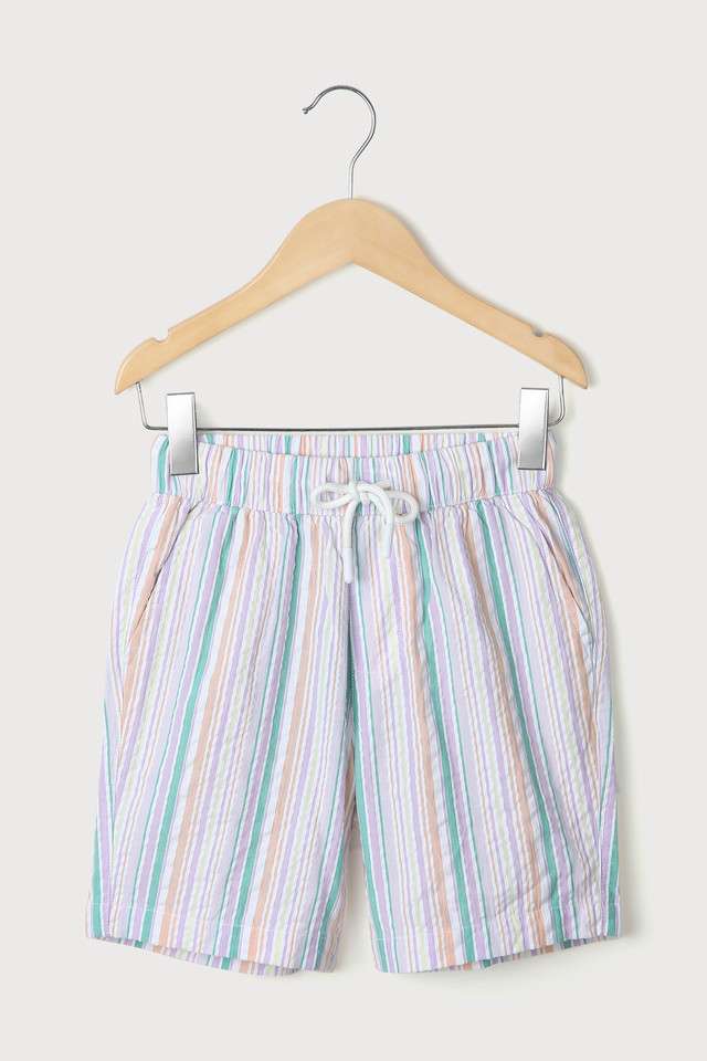 Stripes-Cotton-Regular-Fit-Boys-Shorts