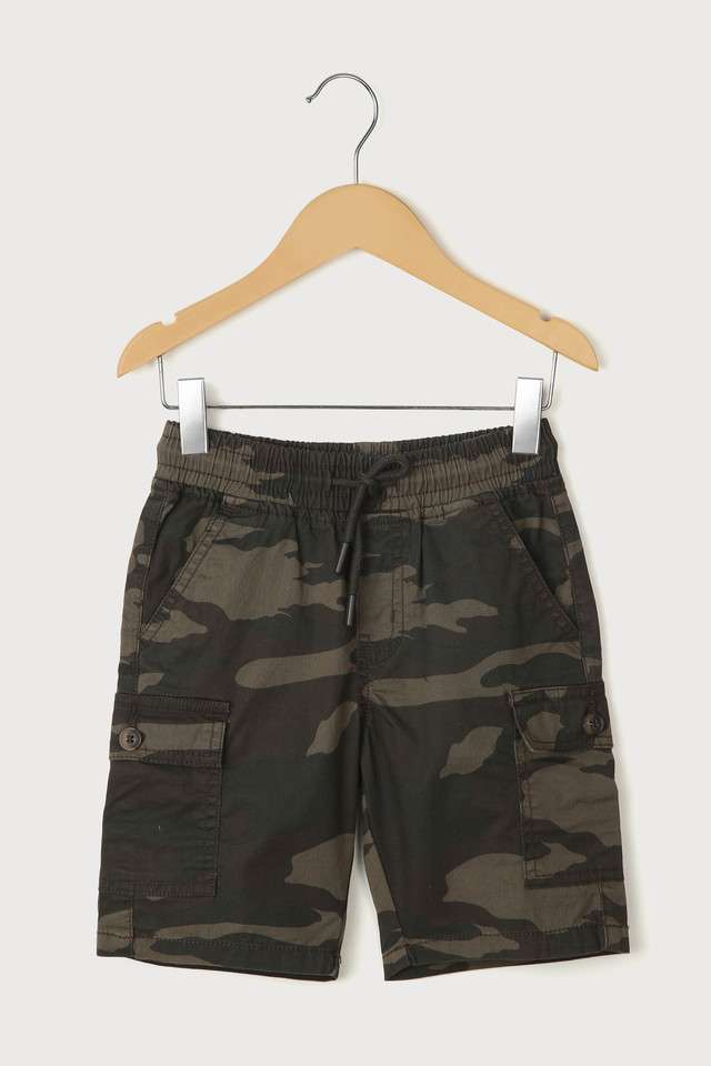 Printed-Blended-Fabric-Regular-Fit-Boys-Shorts
