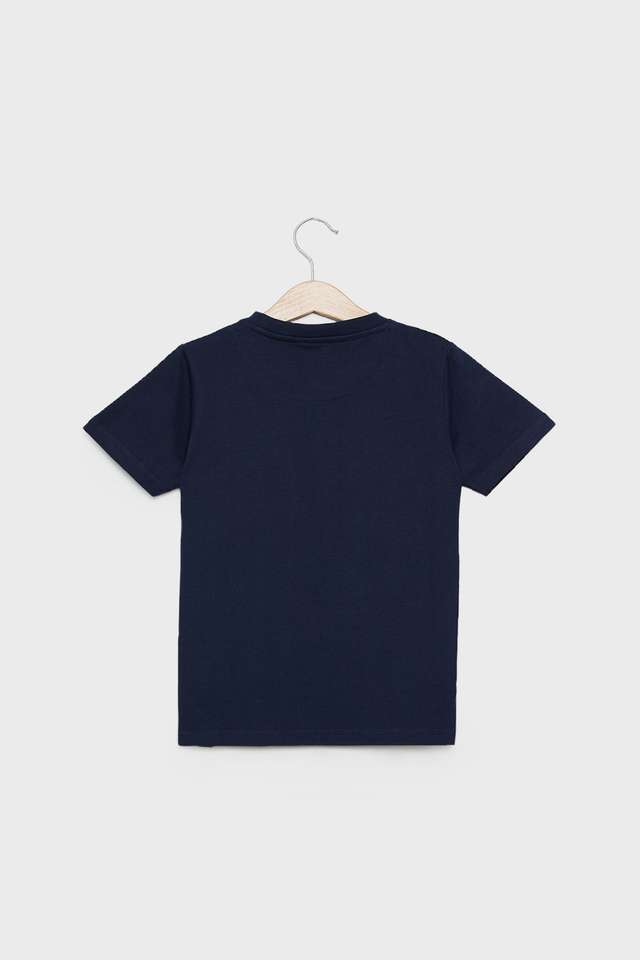 Solid-Cotton-Round-Neck-Boys-T-Shirt