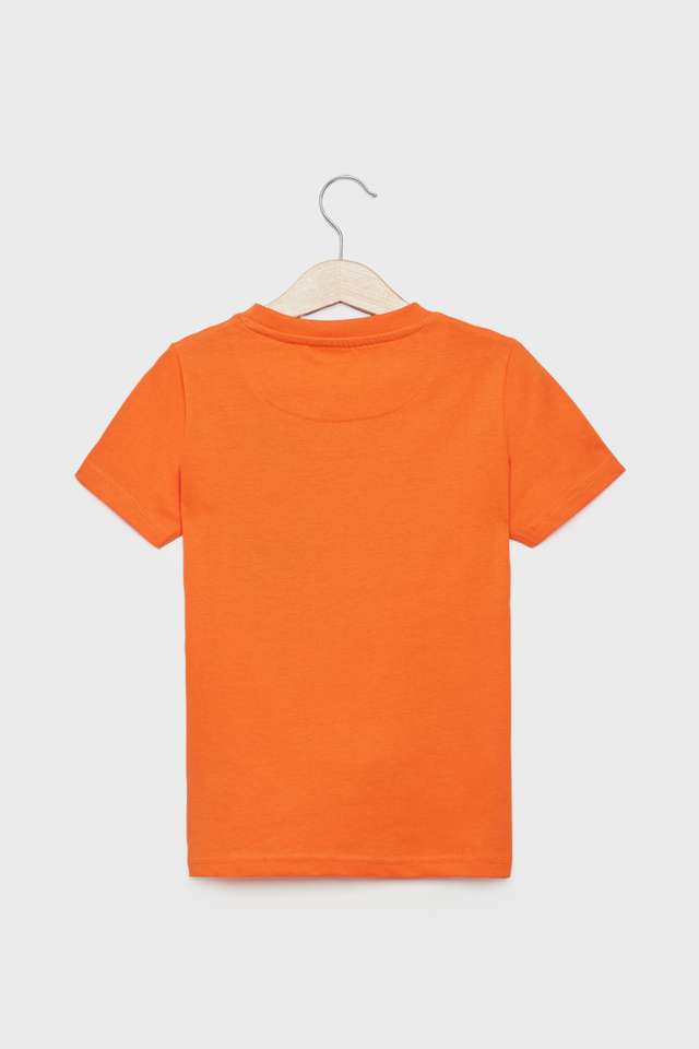 Solid-Blended-Fabric-Regular-Fit-Boys-T-Shirt