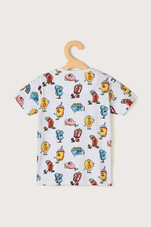 Printed-Cotton-Round-Neck-Boys-T-Shirt