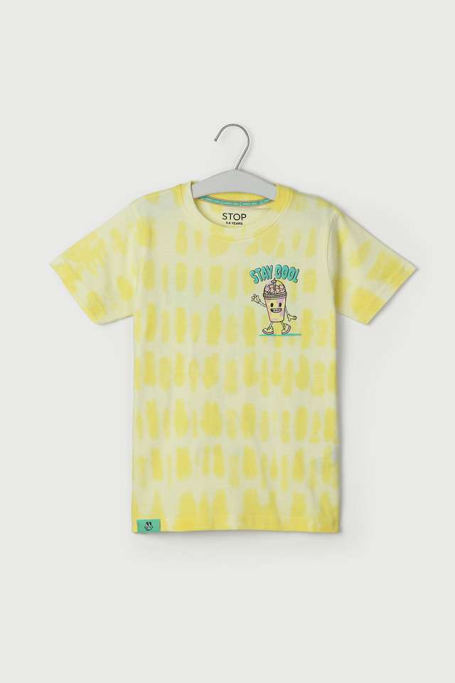 Printed-Cotton-Round-Neck-Boys-T-Shirt
