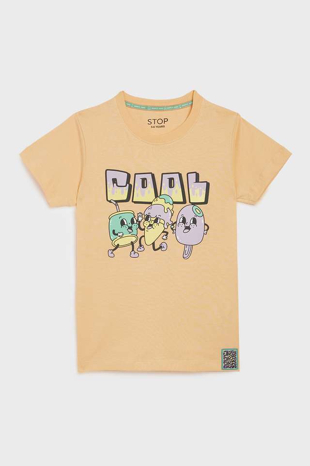 Graphic-Cotton-Round-Neck-Boys-T-Shirt