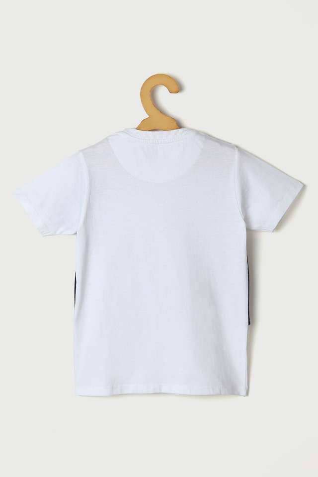 Solid-Cotton-Round-Neck-Boys-T-Shirt