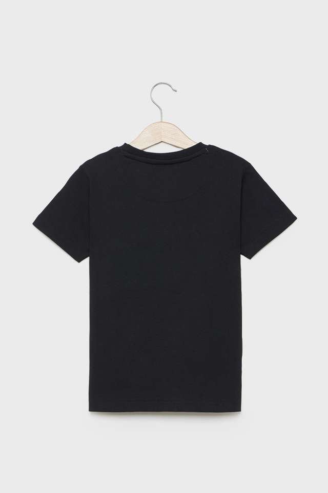 Solid-Cotton-Round-Neck-Boys-T-Shirt