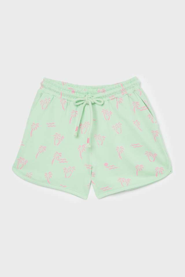 Printed-Cotton-Regular-Fit-Girls-Shorts
