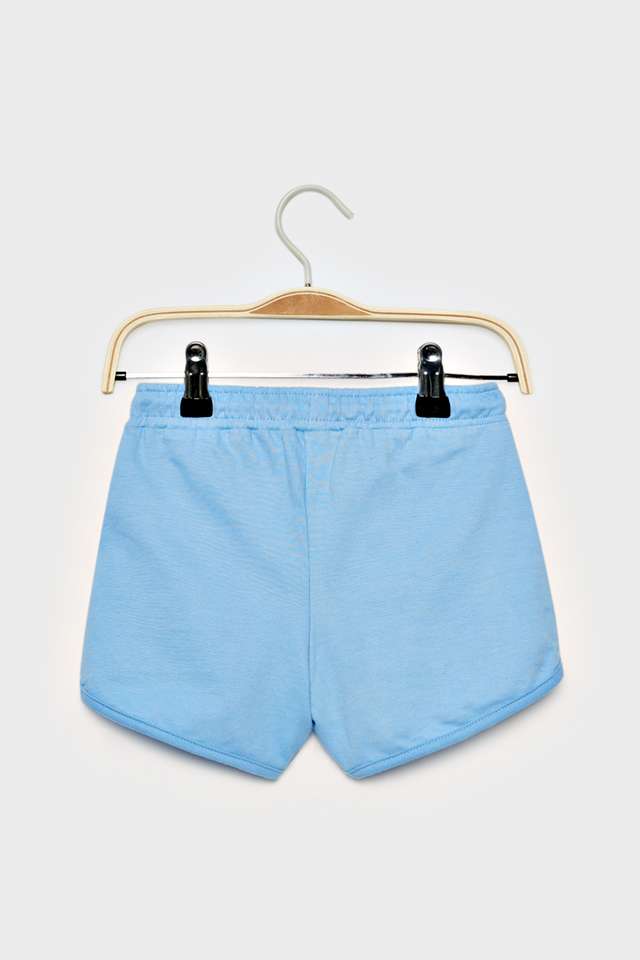 Solid-Cotton-Regular-Fit-Girls-Shorts