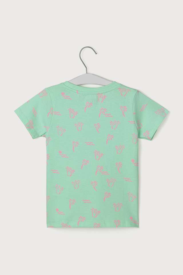 Printed-Cotton-Round-Neck-Girls-Top