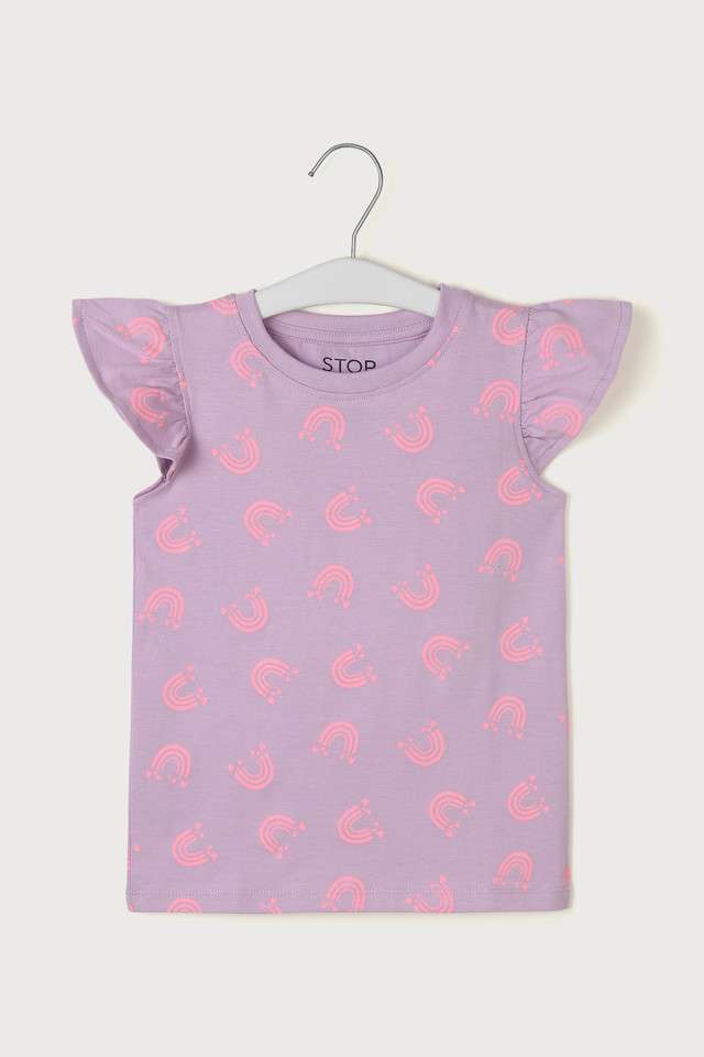 Printed-Cotton-Round-Neck-Girls-Top