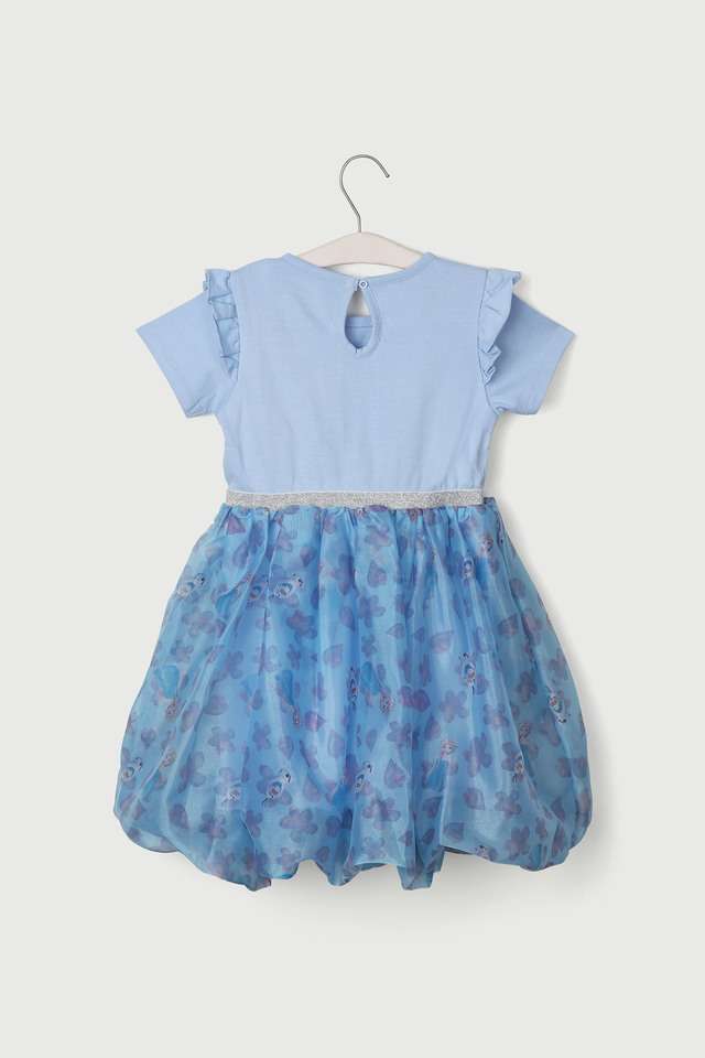 Printed-Cotton-Round-Neck-Girls-Casual-Wear-Dress