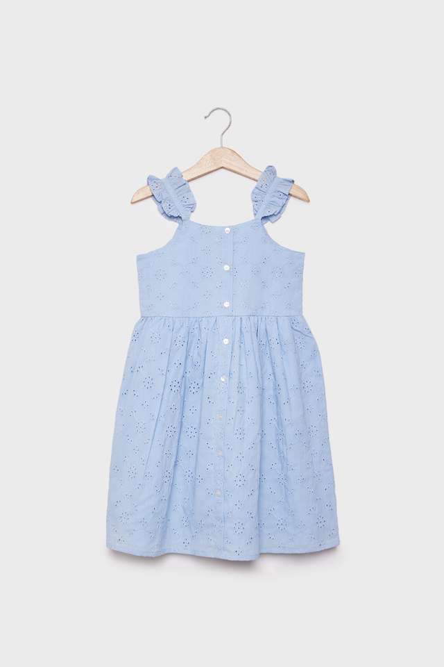 Solid-Cotton-Square-Neck-Girls-Casual-Wear-Dress