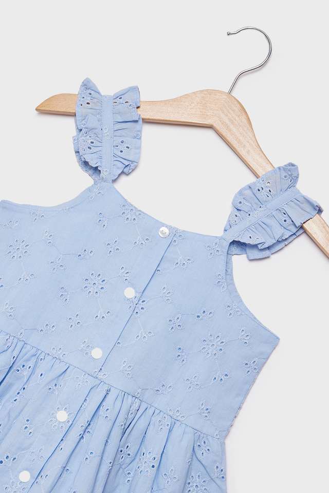 Solid-Cotton-Square-Neck-Girls-Casual-Wear-Dress