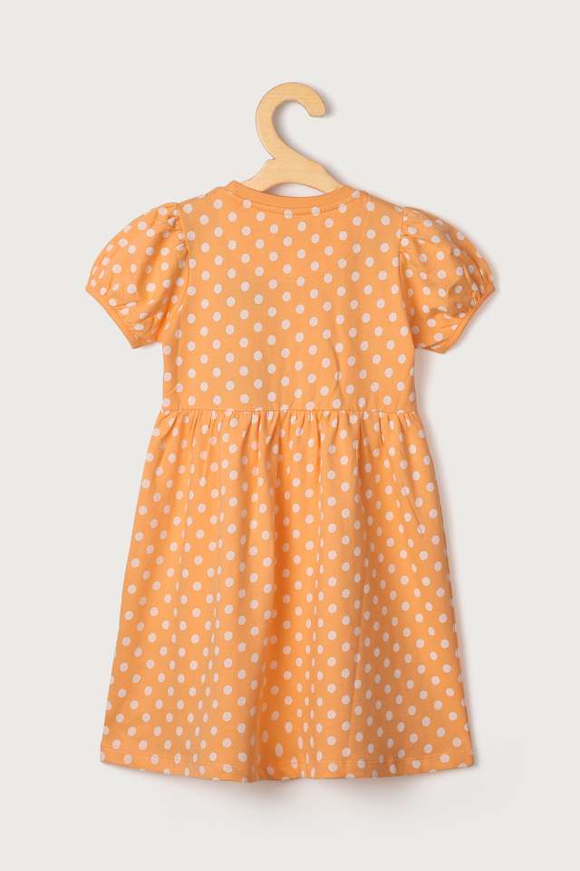 Printed-Cotton-Round-Neck-Girls-Casual-Wear-Dress